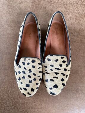 Madewell Calf Hair Leopard Print Flats Size 6.5
